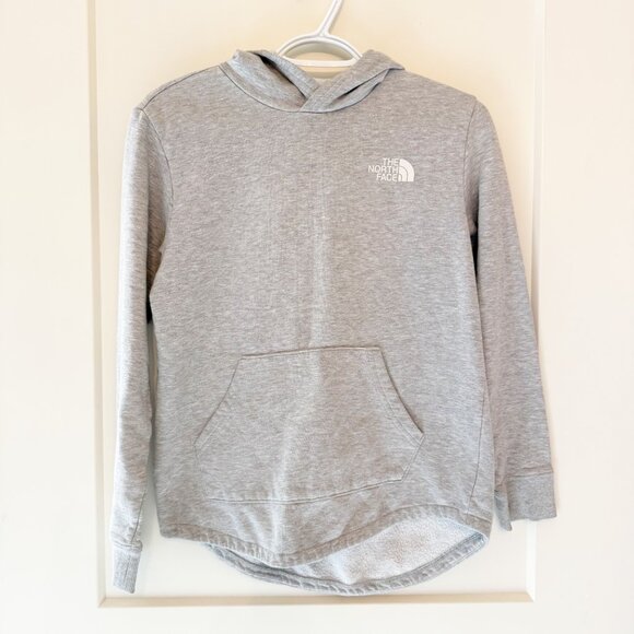 The North Face Girls Grey Hoodie L/G 14/16 - Picture 1 of 5